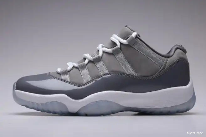 Rep Husky Low Cool Jordan 528895-003 Grey Air 11 0514
